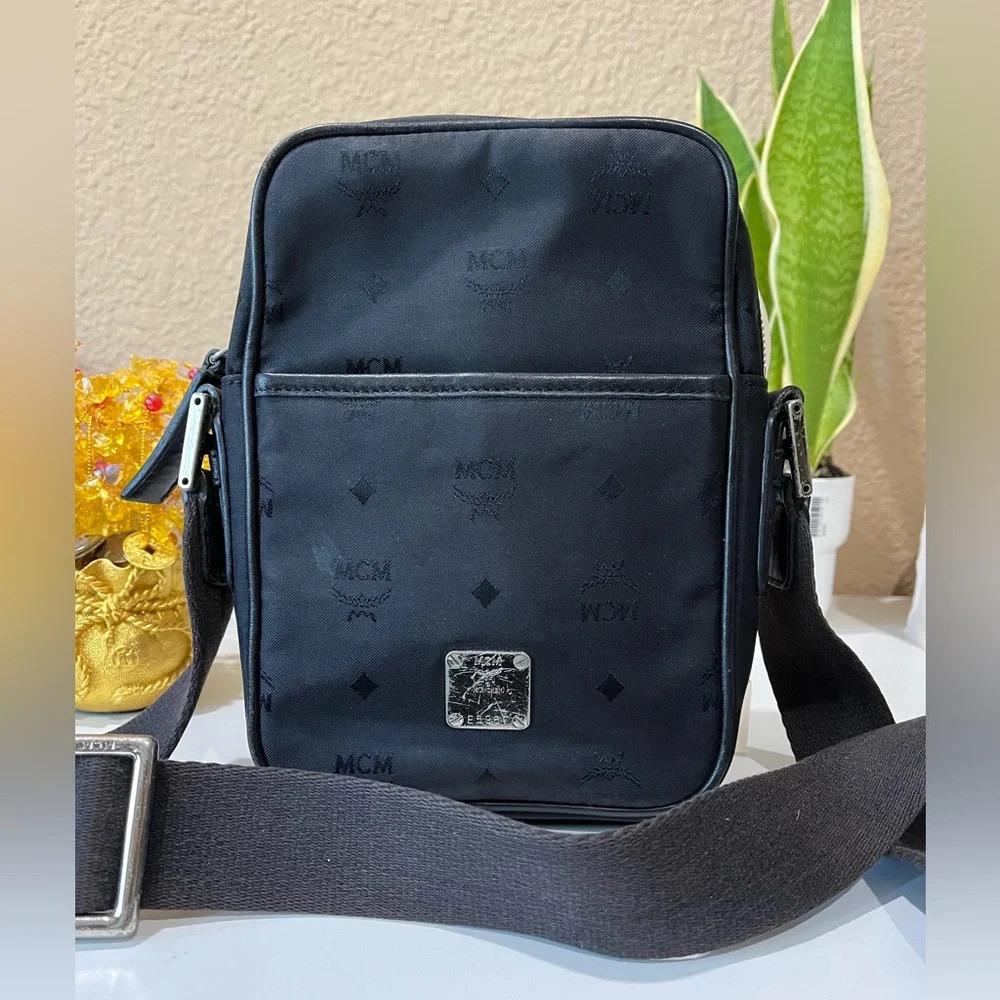 MCM Nylon Sling Bag